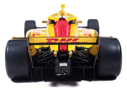 Dallara IndyCar #10 Alex Palou "DHL" Chip Ganassi Racing (Road Course Configuration) "NTT IndyCar Series" (2026) 1/18 Diecast Model Car by IXO Models