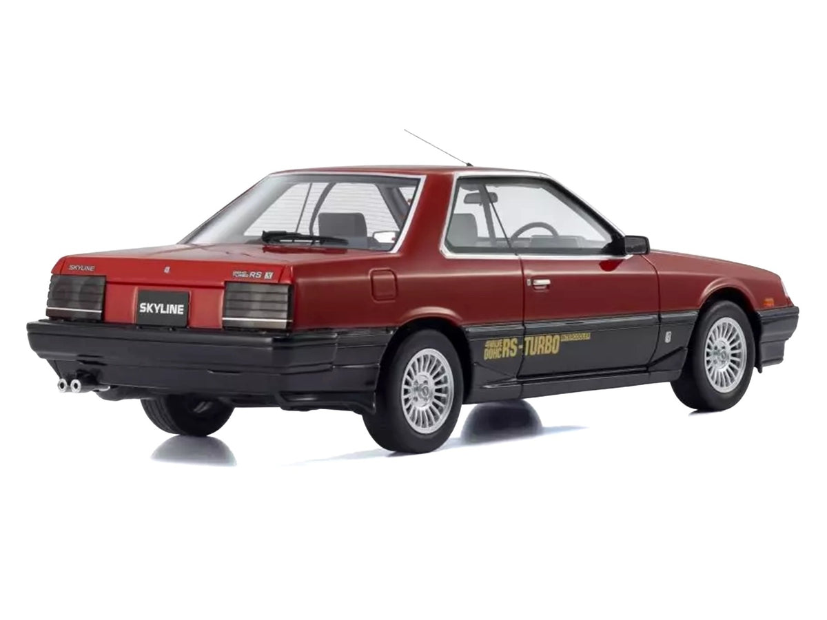 Kyosho 1/18 Nissan Skyline 2000 Turbo Intercooler RS-X RHD Red & Black Diecast Model Car KSR18065R