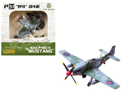 North American Mustang Mk.IV – KH774, No. 112 'Shark' Squadron RAF (1945) | 1:72 Diecast by Legion