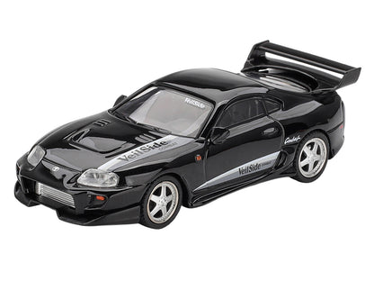 Toyota Supra "VeilSide Combat V-II" Black Limited Edition 1/64 Diecast Model Car by Mini GT