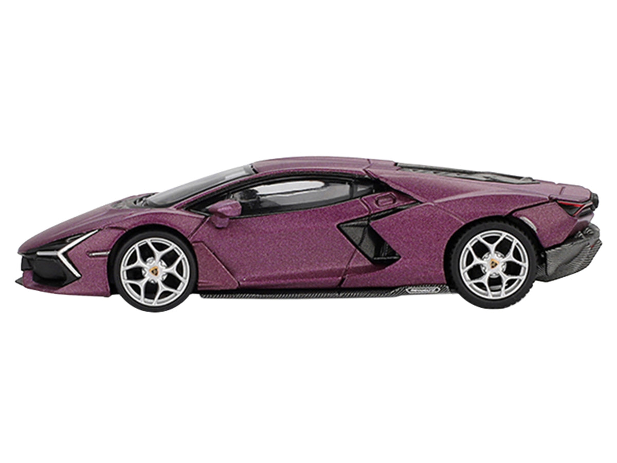 Lamborghini Revuelto Viola 30th Matt Purple Metallic Limited Edition 1/64 Diecast Model Car by Mini GT