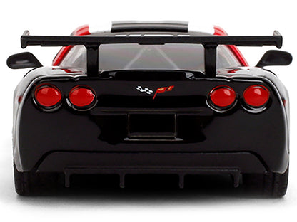 2005 Chevrolet Corvette C6R #16 White with Black and Red Graphics "Collection" Series 1/64 Diecast Model Car by Majorette