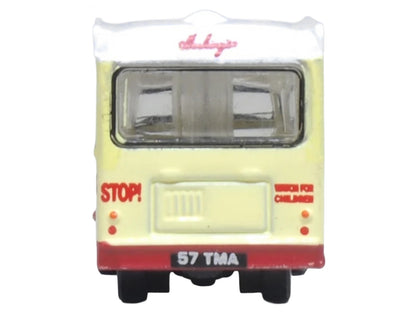 Bedford CA Ice Cream Van "Hockings Dairy Cream Ice" Cream with White Top 1/148 (N) Scale Diecast Model Car by Oxford Diecast
