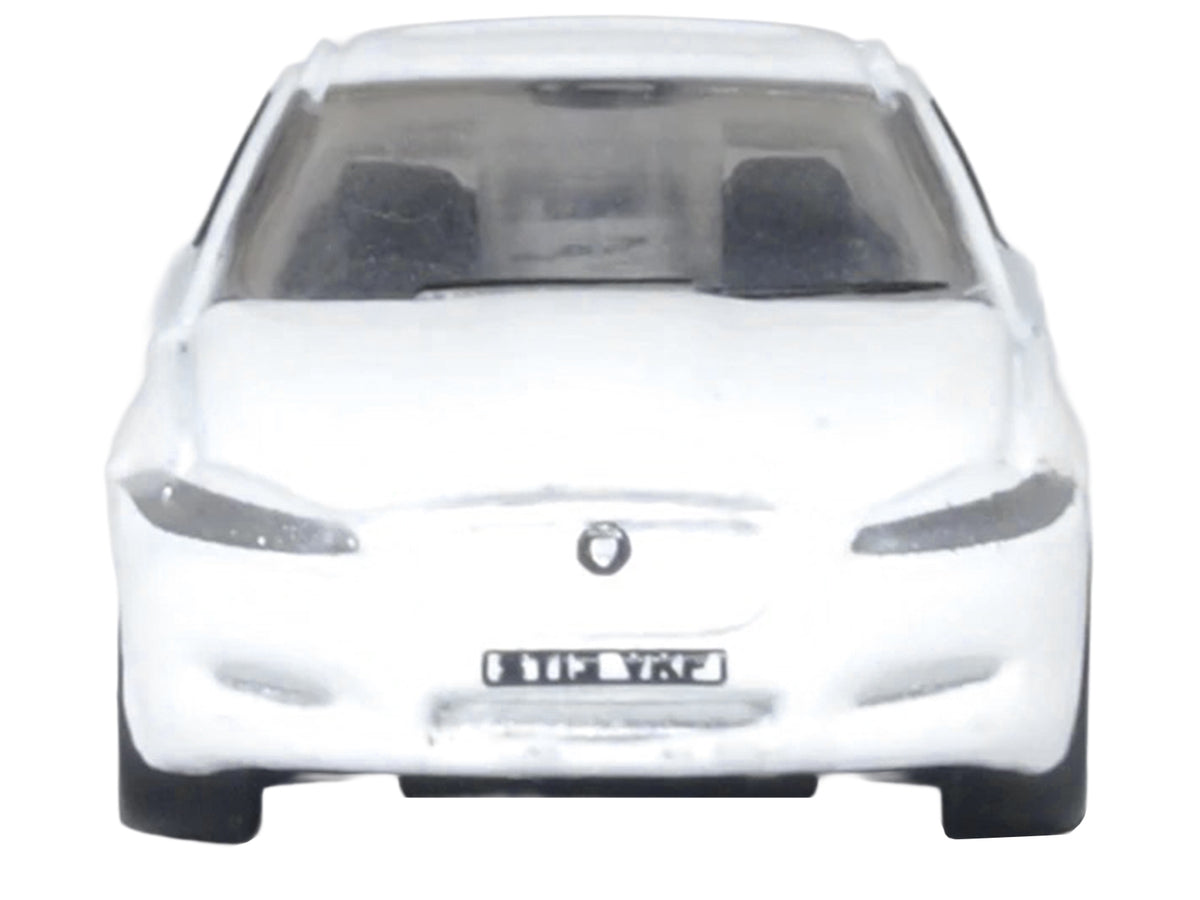 Jaguar XF RHD (Right Hand Drive) Polaris White 1/148 (N) Scale Diecast Model Car by Oxford Diecast