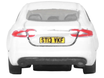 Jaguar XF RHD (Right Hand Drive) Polaris White 1/148 (N) Scale Diecast Model Car by Oxford Diecast