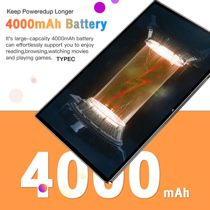 10.1 inch Pad6Max Tablet MTK6735 Quad-core 2GB RAM 32GB ROM Dual SIM 4000mAh Battery WiFi Tablet Black US Plug
