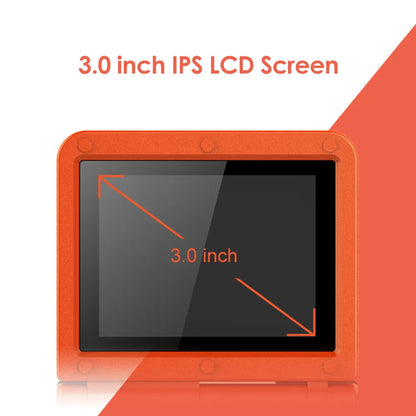 V90 Handheld Folding Game Console 3.0 Inch Screen with Built-in 15000 Games 1020mAh Rechargeable Battery 64GB Red