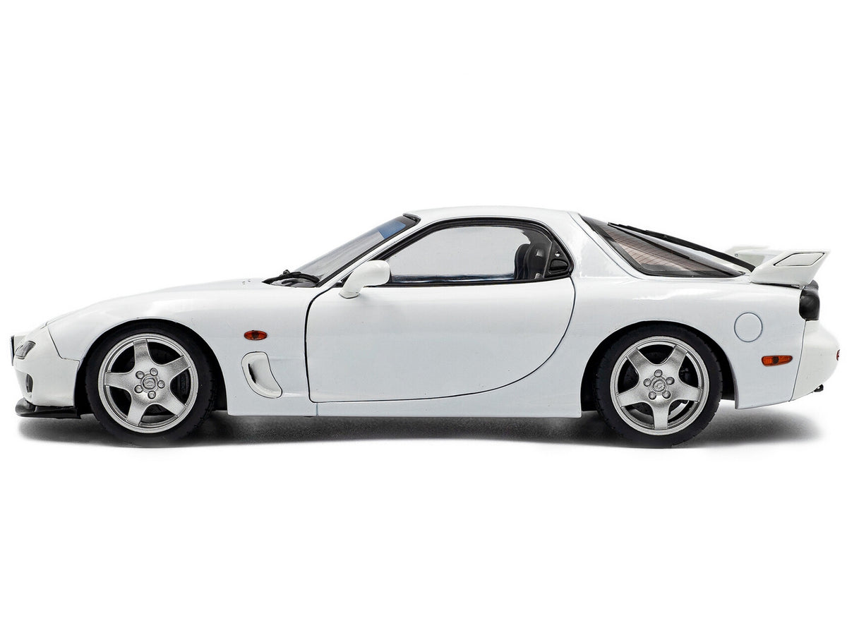 2001 Mazda RX7 Type RS (FD3S) RHD (Right Hand Drive) White 1/18 Diecast Model Car by Solido