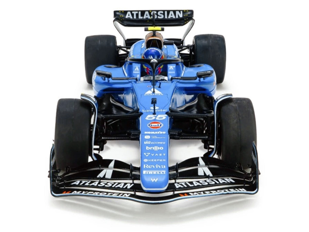 Williams FW47 #55 Carlos Sainz "Atlassian" Formula One F1 "Australian GP" (2025) "Competition" Series 1/18 Diecast Model Car by Solido