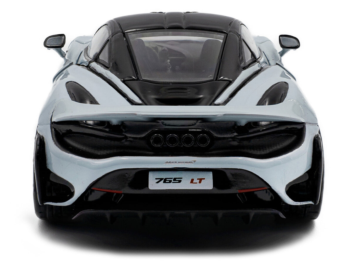 2020 McLaren 765LT Ceramic Gray with Black Top 1/43 Diecast Model Car by Solido