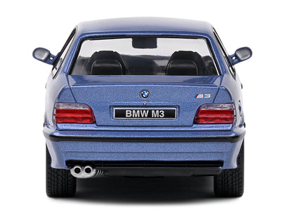 1999 BMW E36 M3 Coupe Estoril Blue Metallic 1/43 Diecast Model Car by Solido