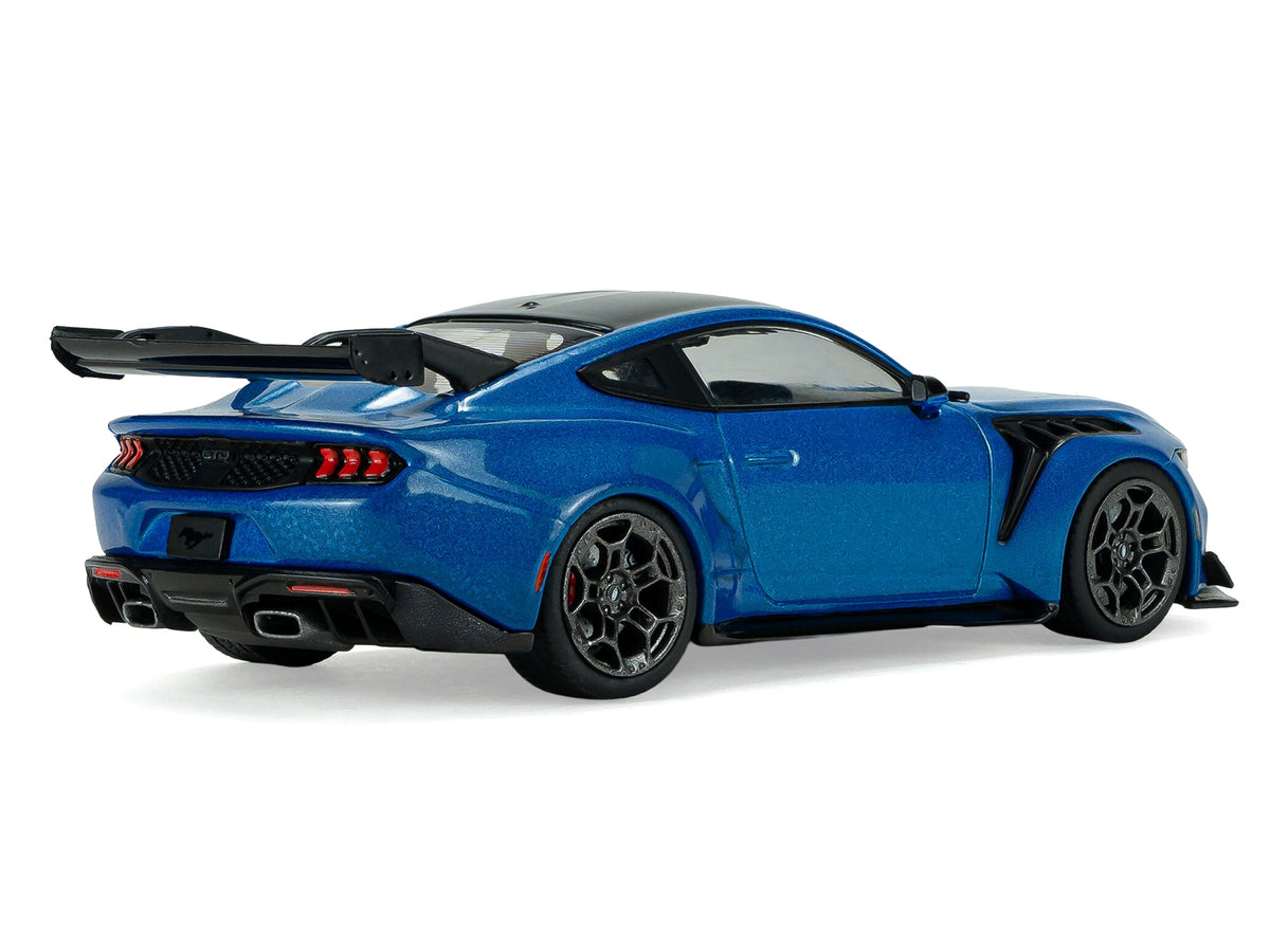 2025 Ford Mustang GTD Indulgent Blue Metallic with Black Top 1/43 Diecast Model Car by Solido