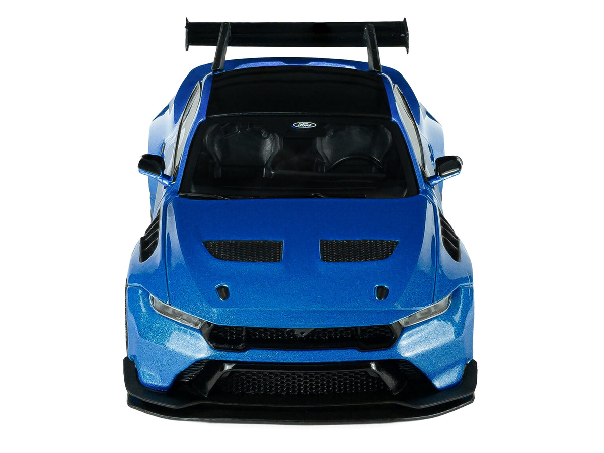 2025 Ford Mustang GTD Indulgent Blue Metallic with Black Top 1/43 Diecast Model Car by Solido