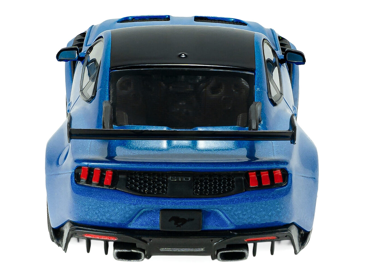 2025 Ford Mustang GTD Indulgent Blue Metallic with Black Top 1/43 Diecast Model Car by Solido