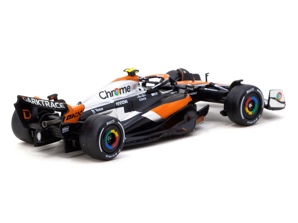 Tarmac Works 1/64 McLaren MCL60 #4 Lando Norris – 2023 British GP 2nd Place | Global64 Series