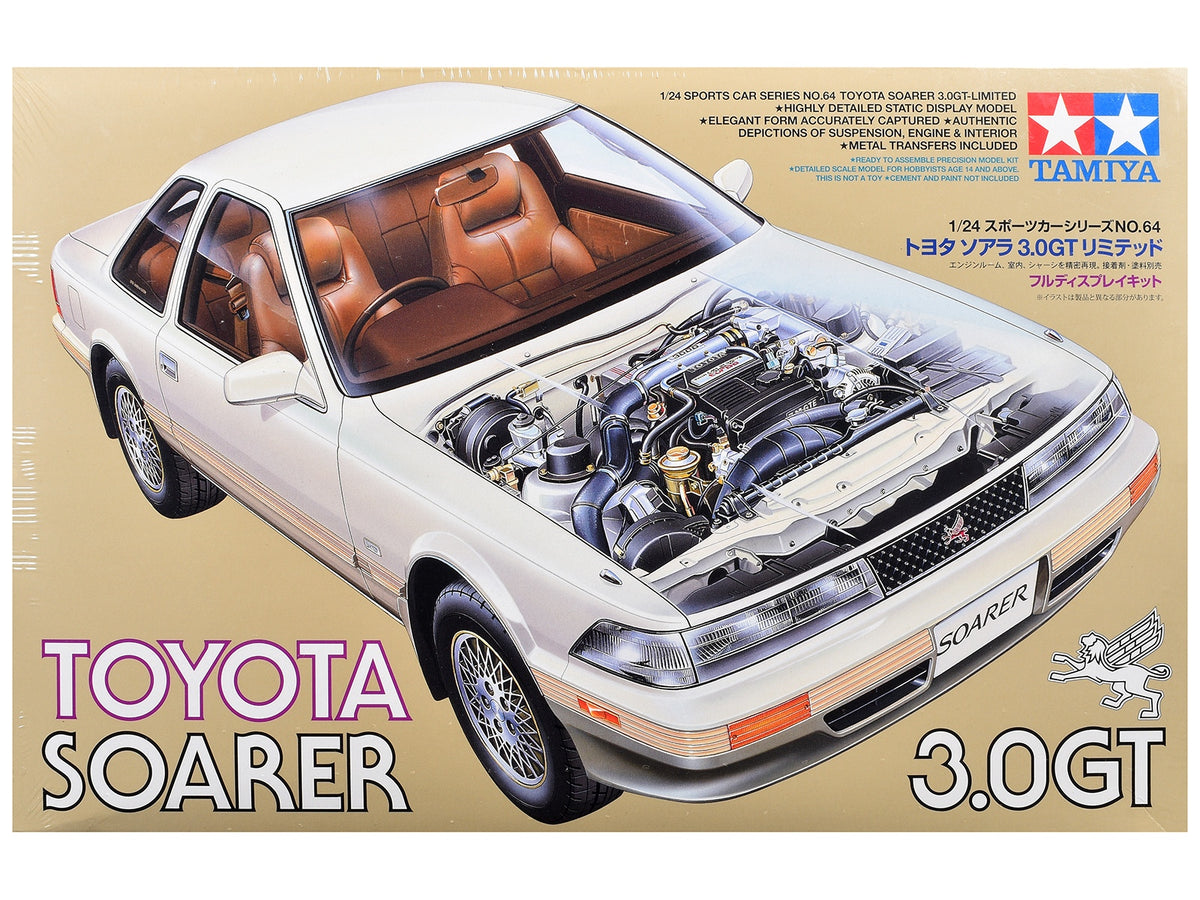 Tamiya 1/24 Toyota Soarer 3.0 GT RHD Model Kit (TAM-24064)