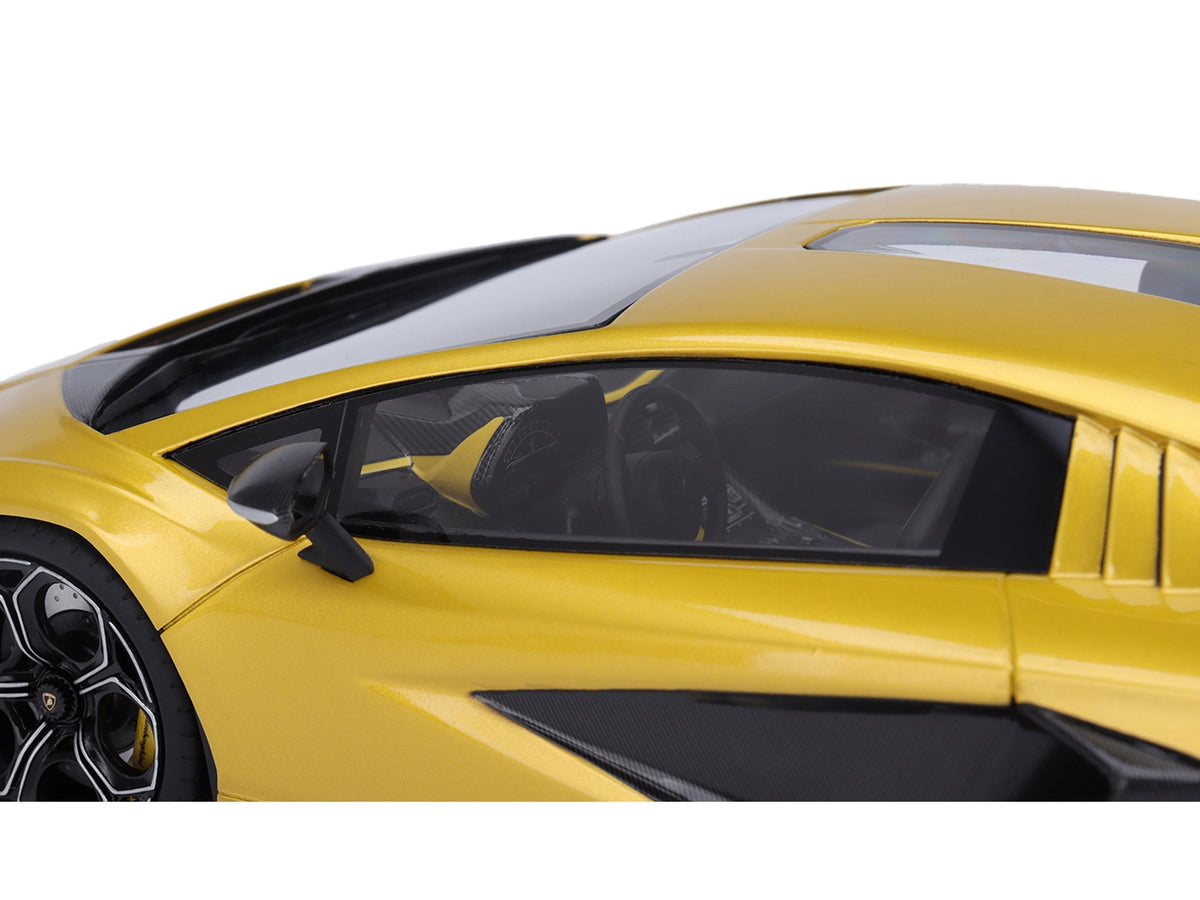 Lamborghini Countach LPI 800-4 New Giallo Orion Gold Metallic 1/18 Model Car