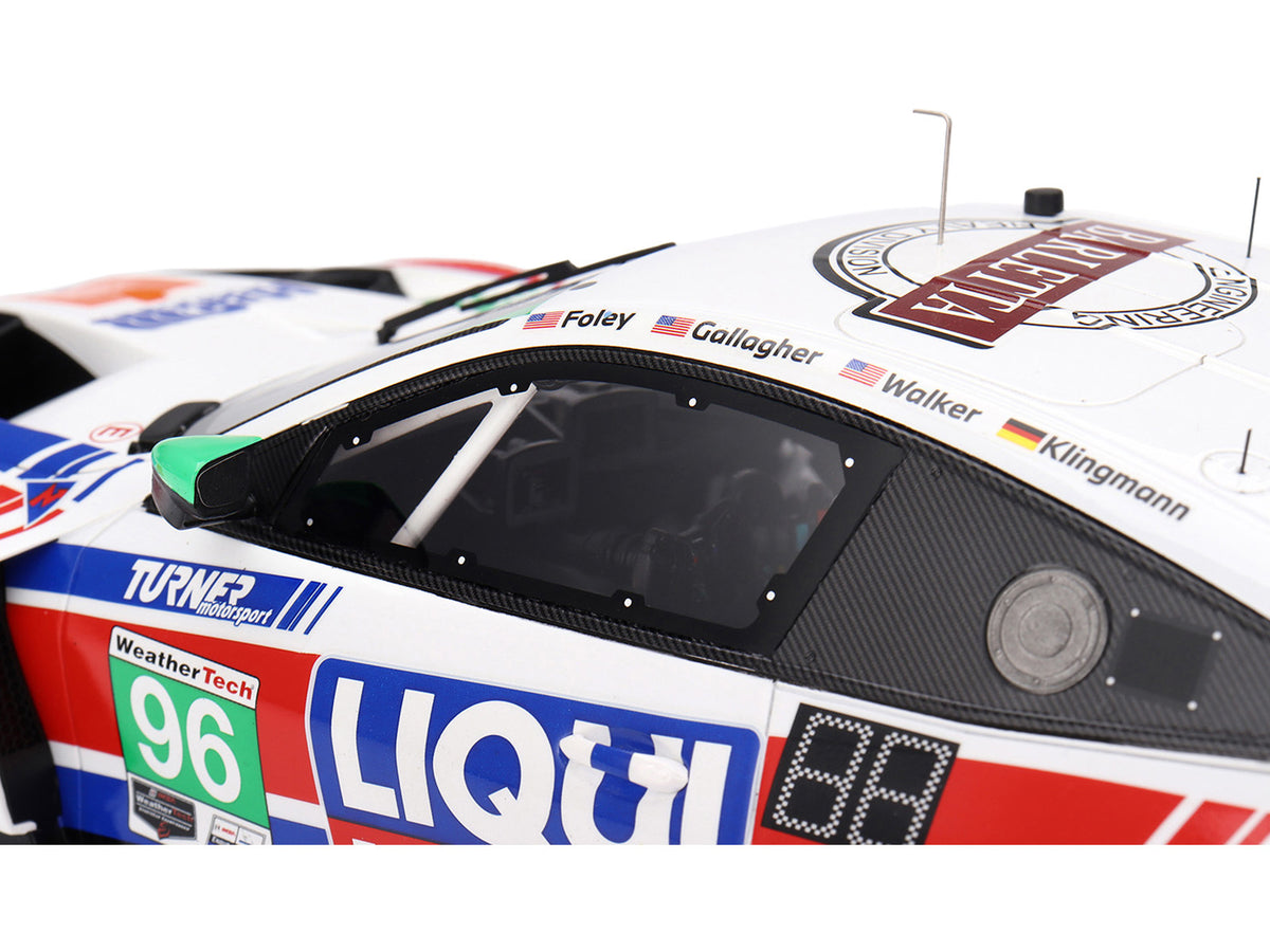BMW M4 GT3 EVO #96 Robby Foley - Patrick Gallagher - Jens Klingmann - Jake Walker "Turner Motorsport" IMSA "Hours of Daytona" (2025) 1/18 Model Car by Top Speed