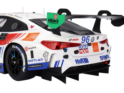 BMW M4 GT3 EVO #96 Robby Foley - Patrick Gallagher - Jens Klingmann - Jake Walker "Turner Motorsport" IMSA "Hours of Daytona" (2025) 1/18 Model Car by Top Speed