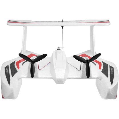RC Plane, 2.4GHZ 3 Channel Remote Control Airplane with 6-Axis Gyro Stabilizer, Ready to Fly Amphibious Aircraft Plane Toy with 2 Batteries, Easy to Fly RC Glider for Adults Kids Beginners Boys