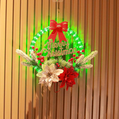 Luminous Garland Door Hanging Christmas Decorations