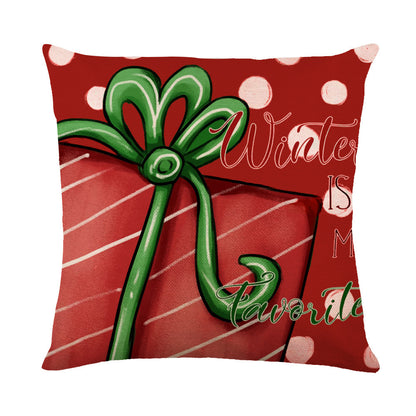 Christmas Snowflake Pillow Covers Sofa Decor