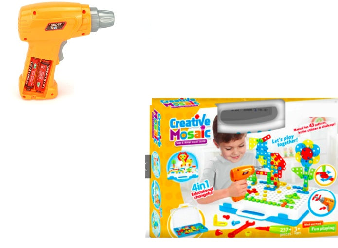 Kids 3D Drill & Screw Creative Building Block Set | STEM Educational Toy