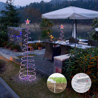 LED Spiral Christmas Tree Lights