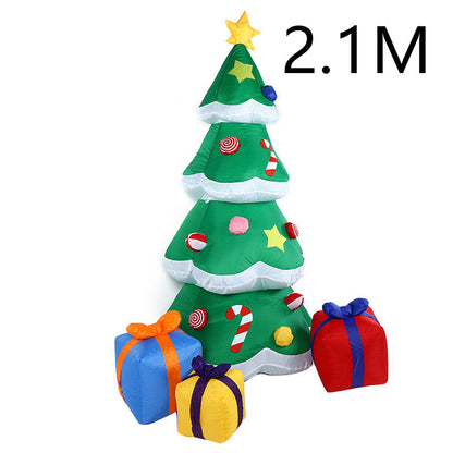 Christmas LED Inflatable Santa Snowman Decor