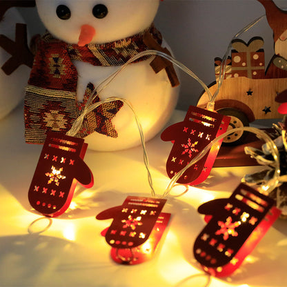 Christmas LED String Lights Santa Snowman Elk