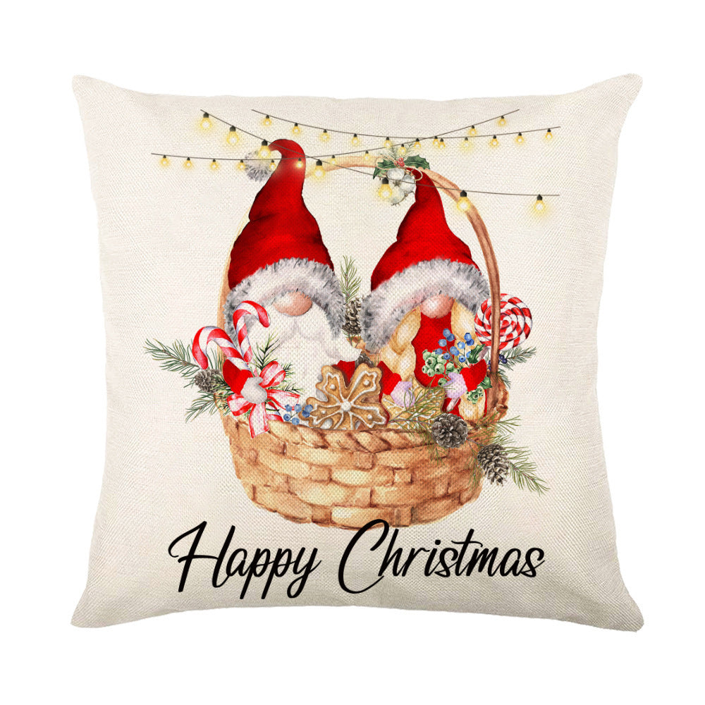 Christmas Snowflake Pillow Covers Sofa Decor