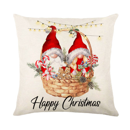 Christmas Snowflake Pillow Covers Sofa Decor