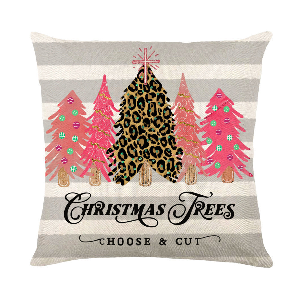 Christmas Snowflake Pillow Covers Sofa Decor