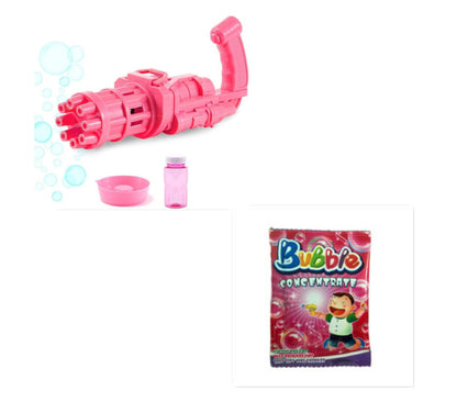 Kids Toy Bath Toys Bubble Gun Machine Toys For Kids Plastic Machine Gun Toy
