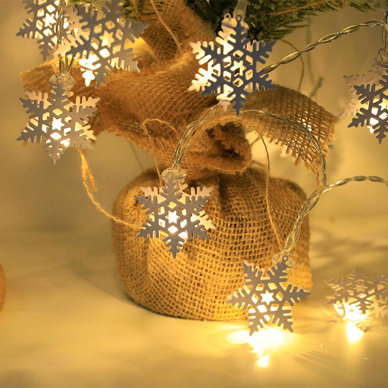 Christmas LED String Lights Santa Snowman Elk