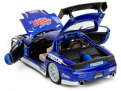 1993 Mazda RX-7 Chun-Li Street Fighter 1/24 Diecast Model Car by Jada