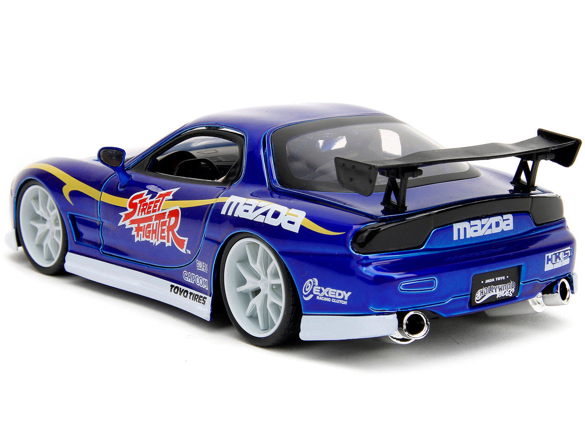 1993 Mazda RX-7 Chun-Li Street Fighter 1/24 Diecast Model Car by Jada