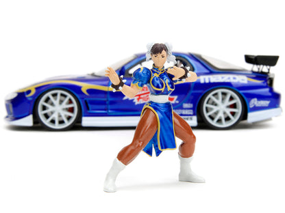 1993 Mazda RX-7 Chun-Li Street Fighter 1/24 Diecast Model Car by Jada