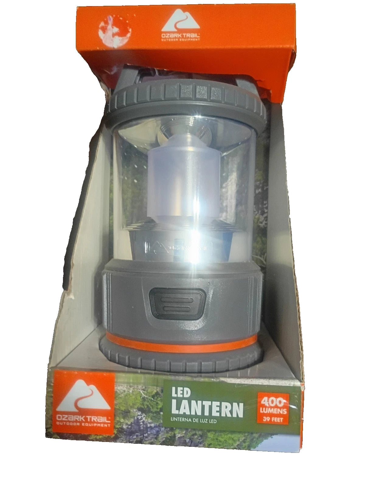 Ozark Trail Outdoor Equipment 400 Lumen LED Camping Lantern - Gray